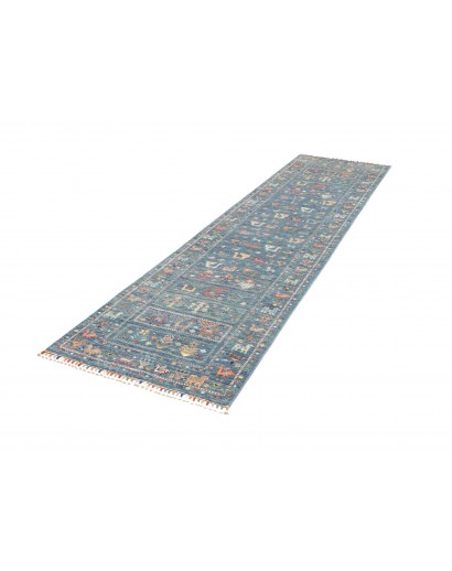 Tappeto Rubin Pakistan grigio bianco 81x301