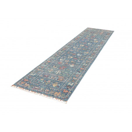 Tappeto Rubin Pakistan grigio bianco 81x301