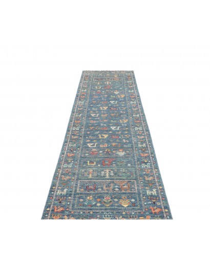 Tappeto Rubin Pakistan grigio bianco 81x301