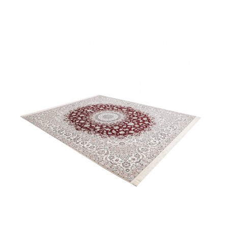 Tappeto Nain 6La Persia bianco azzurro 262x315