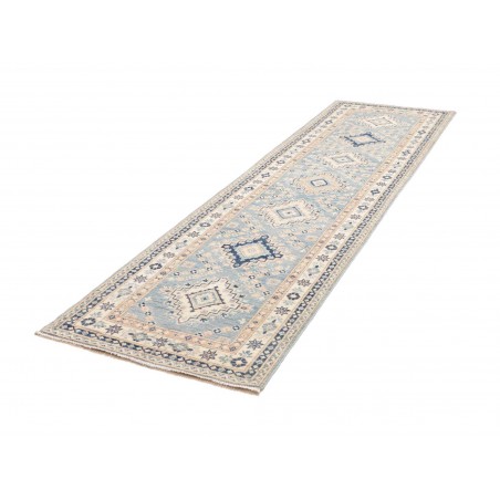 Tappeto Kazak Afghanistan bianco 84x302