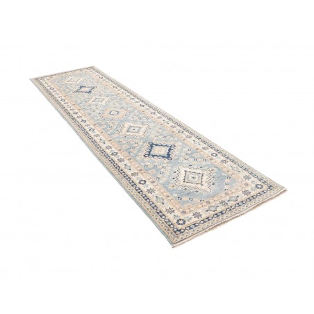 Tappeto Kazak Afghanistan bianco 84x302
