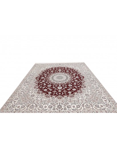 Tappeto Nain 6La Persia bianco azzurro 262x315