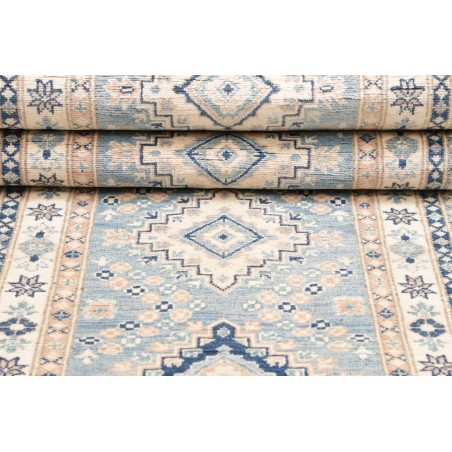 Tappeto Kazak Afghanistan bianco 84x302