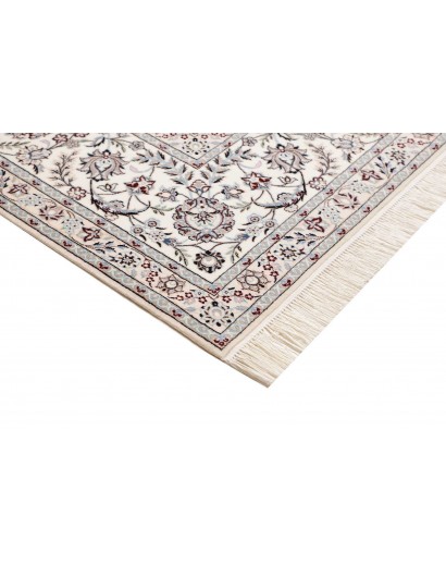 Tappeto Nain 6La Persia bianco azzurro 262x315