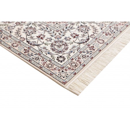 Tappeto Nain 6La Persia bianco azzurro 262x315