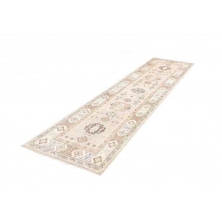 Tappeto Kazak Afghanistan bianco marrone 77x297