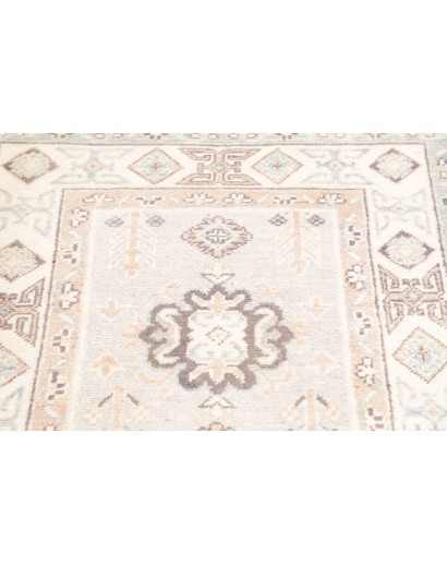 Tappeto Kazak Afghanistan bianco marrone 77x297