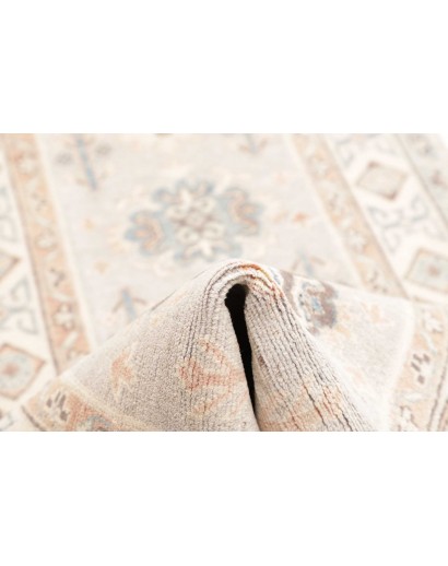 Tappeto Kazak Afghanistan bianco marrone 77x297