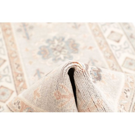 Tappeto Kazak Afghanistan bianco marrone 77x297