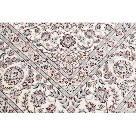 Tappeto Nain 6La Persia bianco azzurro 262x315
