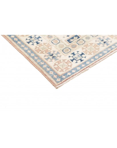 Tappeto Kazak Afghanistan bianco grigio 83x289