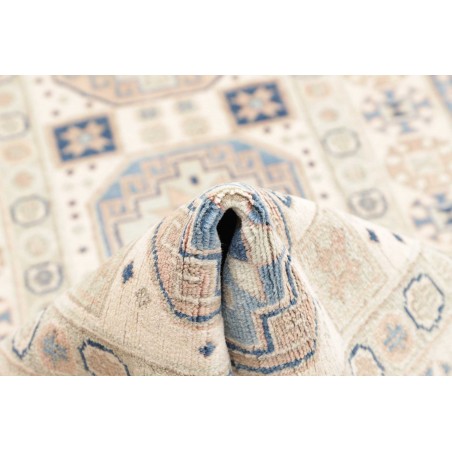 Tappeto Kazak Afghanistan bianco grigio 83x289
