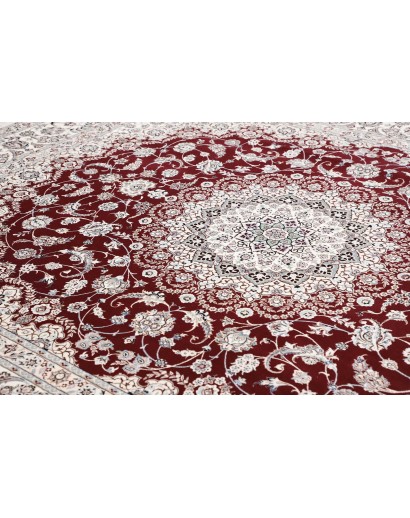 Tappeto Nain 6La Persia bianco azzurro 262x315