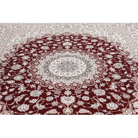 Tappeto Nain 6La Persia bianco azzurro 262x315