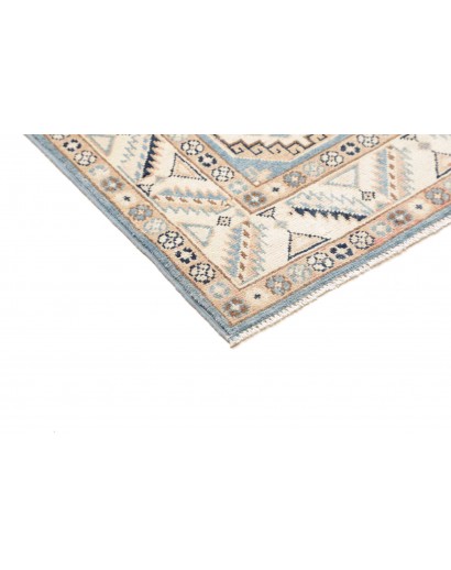 Tappeto Kazak Afghanistan bianco 81x289