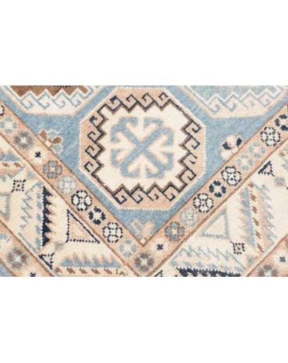 Tappeto Kazak Afghanistan bianco 81x289