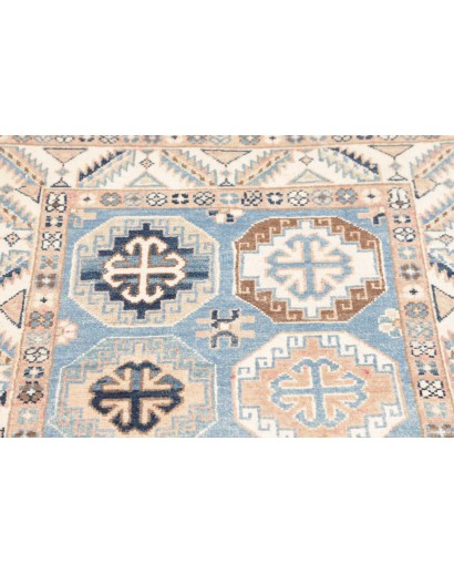 Tappeto Kazak Afghanistan bianco 81x289