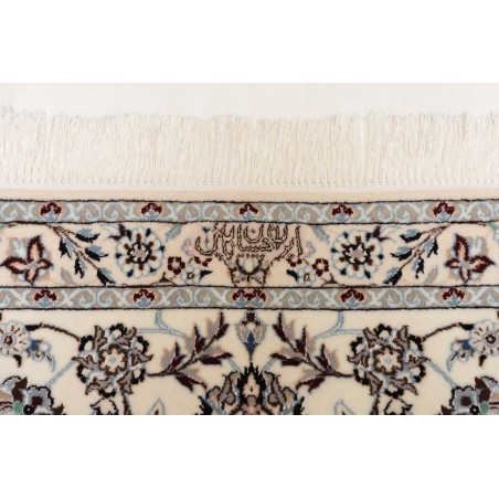 Tappeto Nain 6La Persia bianco azzurro 262x315