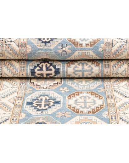 Tappeto Kazak Afghanistan bianco 81x289