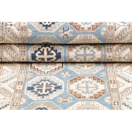 Tappeto Kazak Afghanistan bianco 81x289