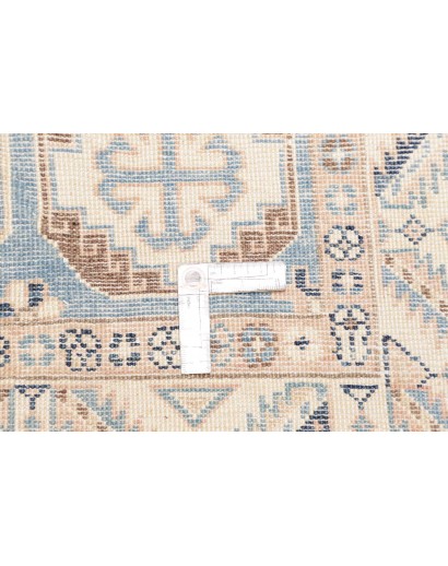 Tappeto Kazak Afghanistan bianco 81x289