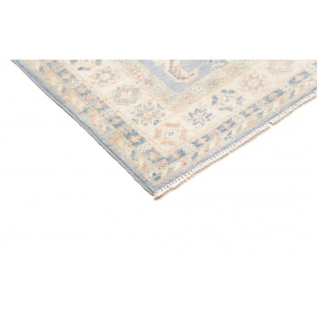 Tappeto Kazak Afghanistan bianco azzurro 83x298