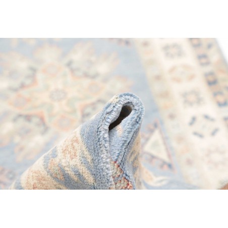 Tappeto Kazak Afghanistan bianco azzurro 83x298