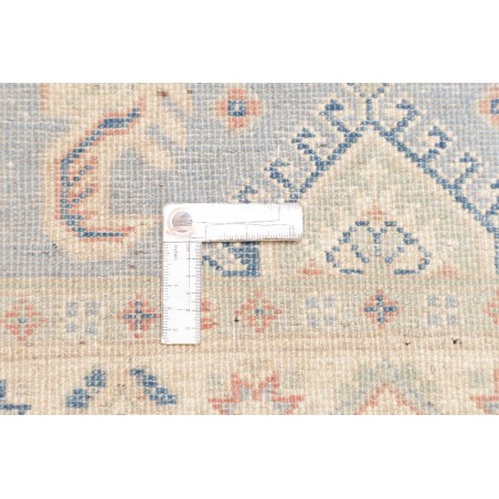 Tappeto Kazak Afghanistan bianco azzurro 83x298
