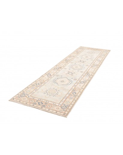 Tappeto Kazak Afghanistan bianco 86x281