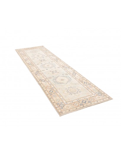 Tappeto Kazak Afghanistan bianco 86x281