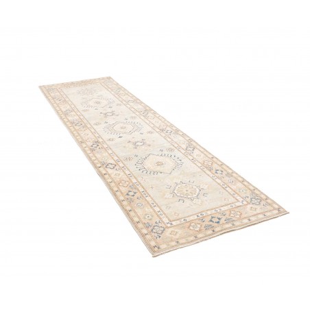 Tappeto Kazak Afghanistan bianco 86x281
