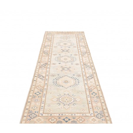 Tappeto Kazak Afghanistan bianco 86x281