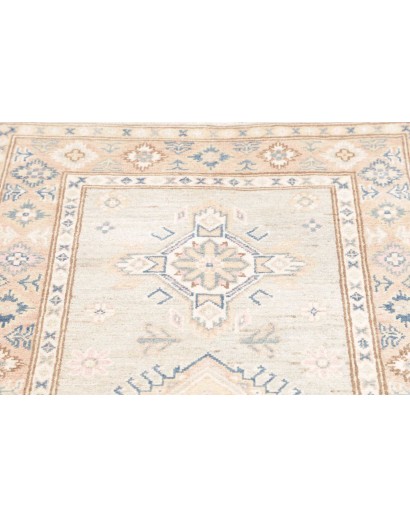Tappeto Kazak Afghanistan bianco 86x281
