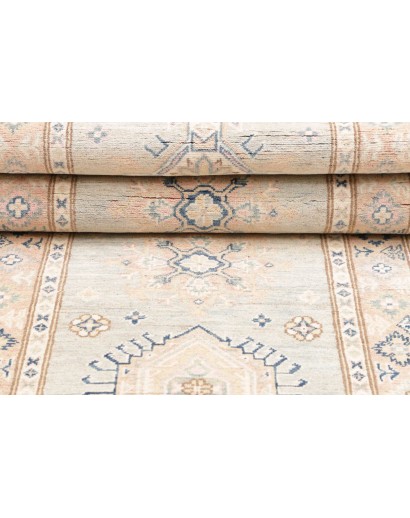 Tappeto Kazak Afghanistan bianco 86x281