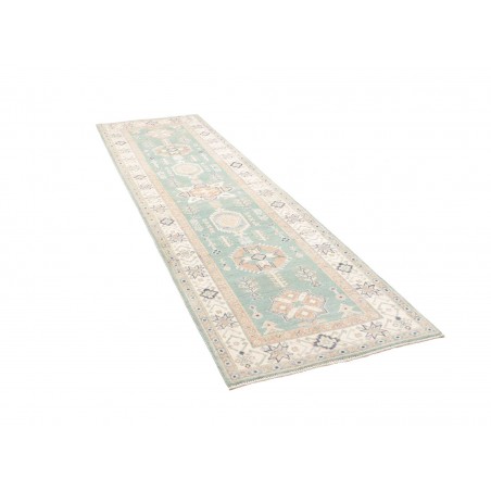 Tappeto Kazak Afghanistan bianco 83x287