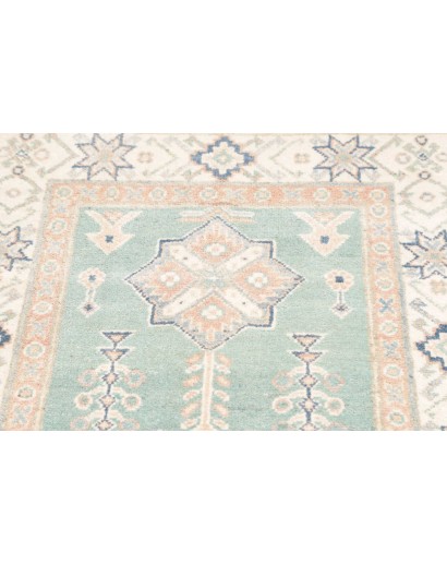 Tappeto Kazak Afghanistan bianco 83x287