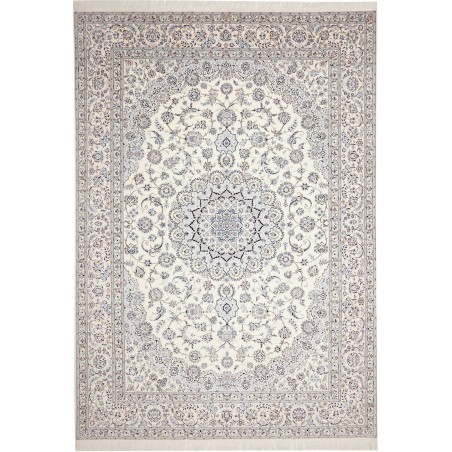 Tappeto Nain 6La Persia bianco grigio 262x369