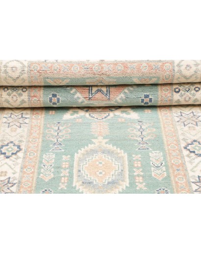 Tappeto Kazak Afghanistan bianco 83x287