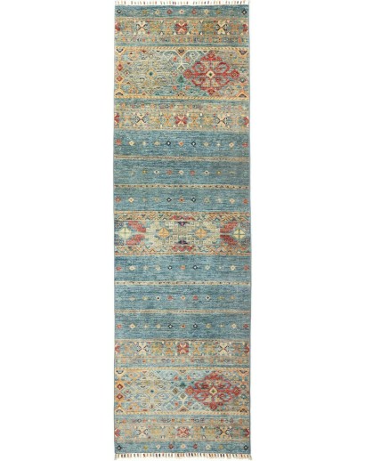 Tappeto Rubin Pakistan verde grigio 78x257