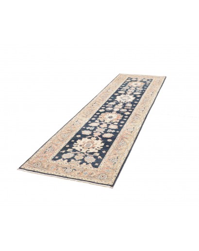 Tappeto Kazak Afghanistan bianco grigio 83x286