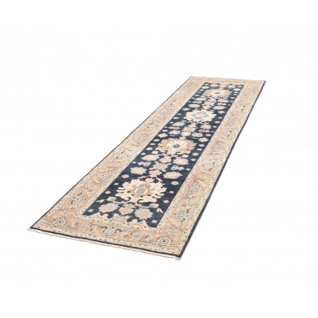 Tappeto Kazak Afghanistan bianco grigio 83x286