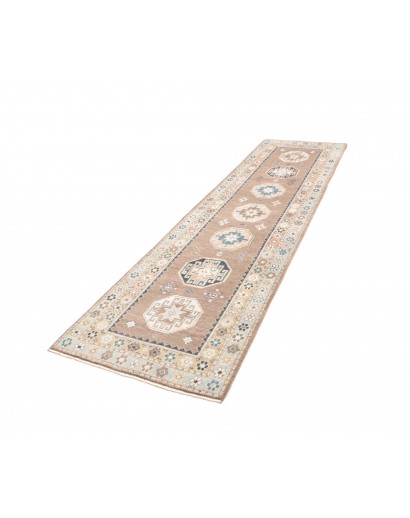 Tappeto Kazak Afghanistan beige grigio 81x288