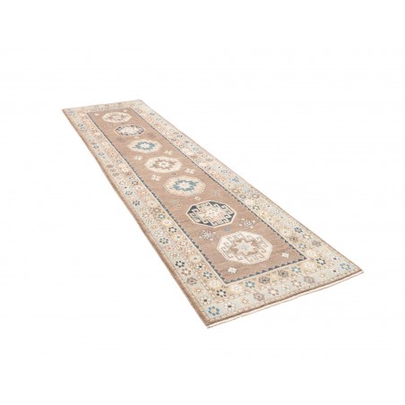 Tappeto Kazak Afghanistan beige grigio 81x288