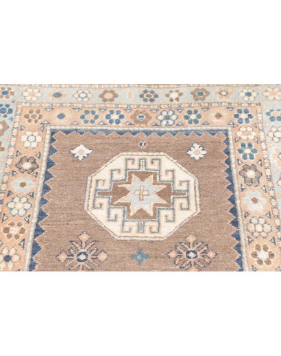 Tappeto Kazak Afghanistan beige grigio 81x288