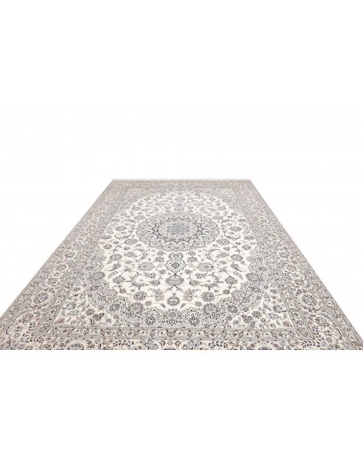 Tappeto Nain 6La Persia bianco grigio 262x369