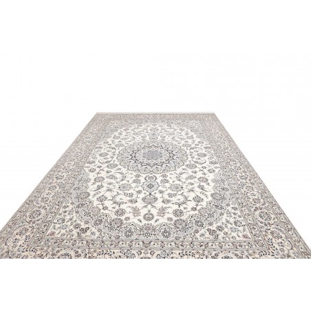 Tappeto Nain 6La Persia bianco grigio 262x369