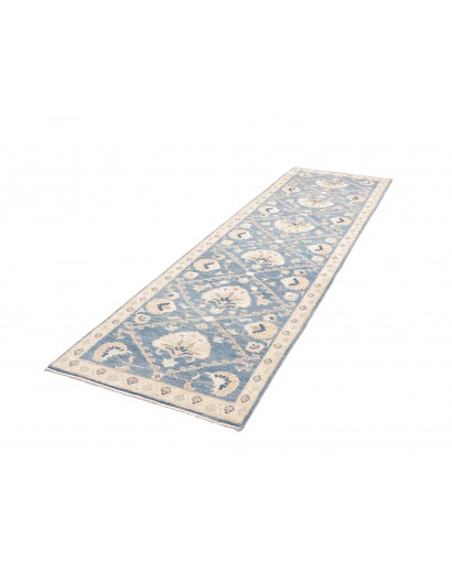 Tappeto Kazak Afghanistan bianco 85x296