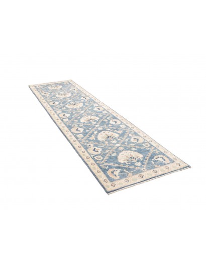 Tappeto Kazak Afghanistan bianco 85x296