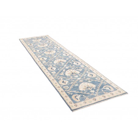 Tappeto Kazak Afghanistan bianco 85x296